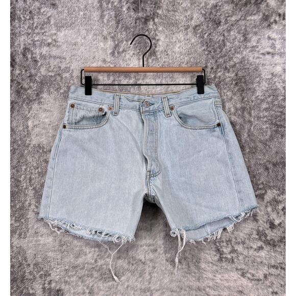 Light Blue Denim Women Shorts - Picture 1 of 8